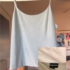 Giorgio Armani Women's Silver Camisole